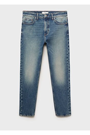 MANGO Man Ben cropped tapered fit jean pantolon