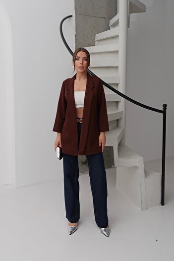 Paw Garage Women's Atlas Fabric Unlined Blazer Jacket, Premium Quality