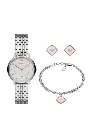 Emporio Armani Ceas Dama, Emporio Armani, Kappa AR80023, Set cu Bratara si Cercei