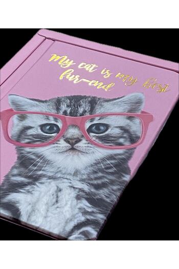 Cem Notebook with Ball Pen Studi̇o Pets by Myrna Animals Cat Dog Notebook Pen Set Gift