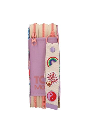 Top Model TopModel pencil case equipped with 3 zippers and Girl Power keychain