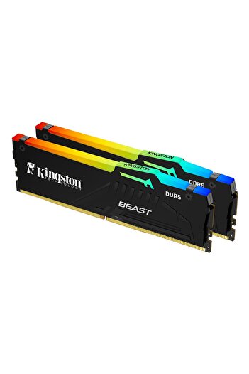 Kingston Beast Rgb Kf560C36Bbeak2/64Tr 64Gb (2X32Gb) Ddr5 6000Mhz Cl36 Desktop Memory