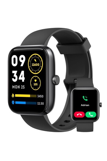 Singlait Smartwatch, Singlait QS7, 1.85inch, multi-sports, heart rate, notifications, thermometer, call