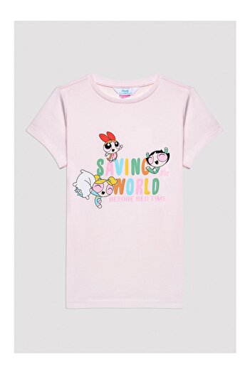 SeaBubbles Powerpuff Girs Girls Short Sleeve Pajamas Set