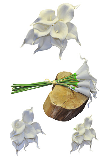 Larenya Buchet de orhidee artificiale |   Calitate bună și realistă |   Decor pentru casă și birou