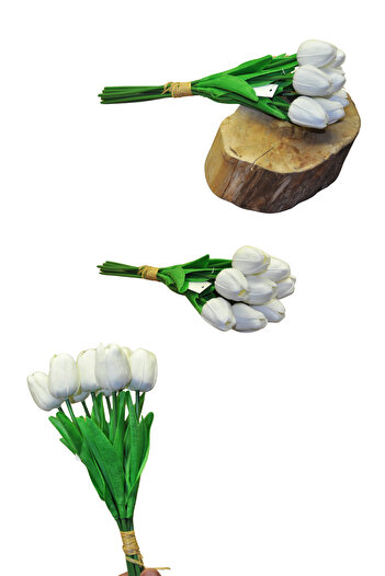 Larenya Buchet de flori artificiale de lalele |   Decor pentru nunți, acasă și cadouri |   Calitate care nu se estompează