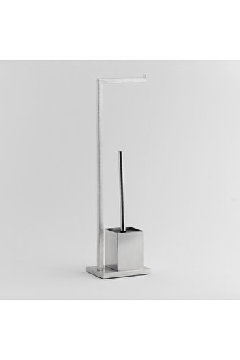 HomeVibes SIMPLY NEW toilet paper holder with brush