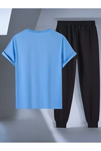 uyguntarz Σετ αθλητική φόρμα Unisex Naughty Cats Design με εμπριμέ μπλουζάκι
