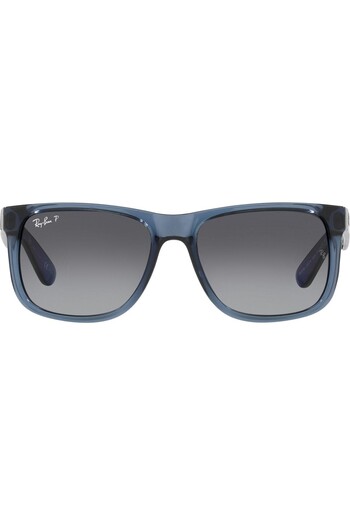 Ray-Ban Ray-Ban Justin RB4165 6596/T3 – Polarized, Transparent Blue, Gradient Gray Lenses