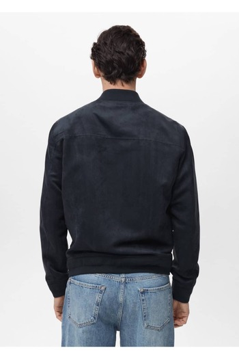 MANGO Man Süet görünümlü bomber ceket