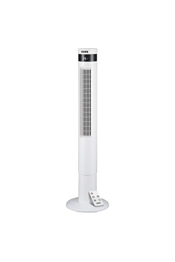 Zass Ventilator turn cu telecomandă Zass ZTF 02, 3 viteze, temporizator digital 12h, afișaj ambiental LED, 3 moduri