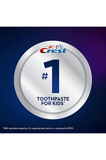 CREST Toothpaste, Crest, Kids, Advanced Enamel Protection Against Cavities, Age 6+, Strawberry Flavour