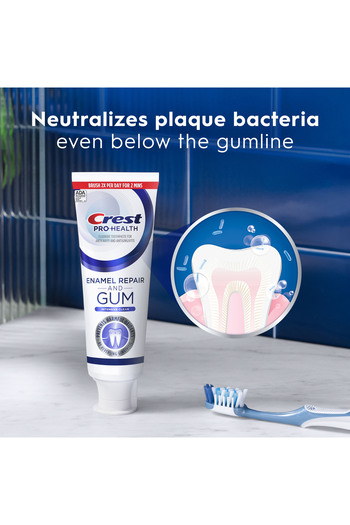CREST Toothpaste, Crest, Pro-Health, Intensive Clean, Helps Repair Loose Enamel and Protects Gums, 136gr