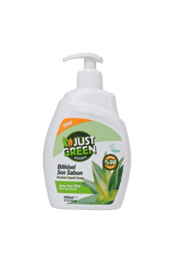 Just Green Organic Aloe Vera Liquid Soap 400 ml