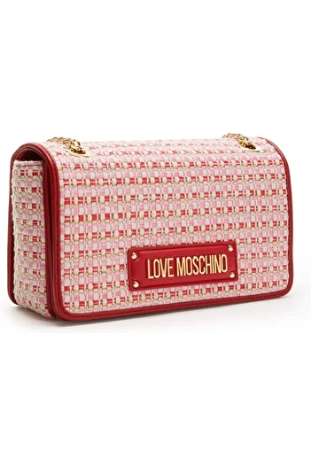 1'ASLAN Miluji Moschino Damen Schultertasche Rot Jc4242pp0ikc150a