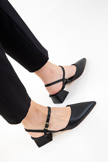 SOHO Black Women's Classic Heeled Shoes 20655
