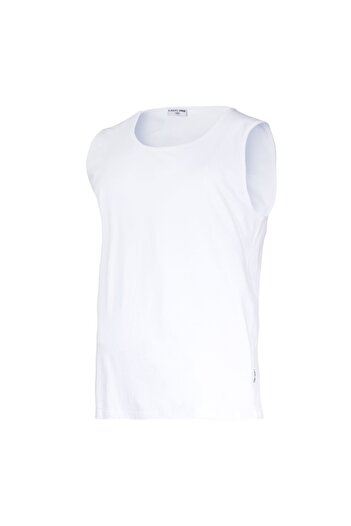 Lahti Pro Sleeveless Cotton T-Shirt / White - L
