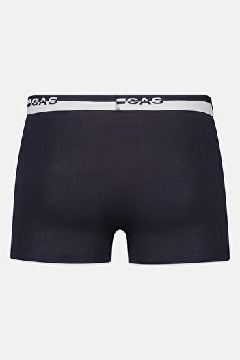 GAS Men Brand Logo Trunk Underwear, Navy