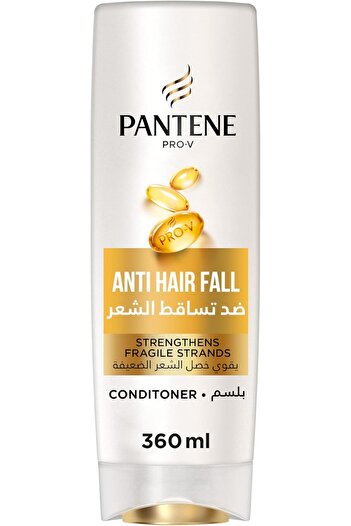 Pantene Pro-V Anti-Hair Fall Conditioner 360ml – Strengthens Fragile Strands, Reduces Hair Fall