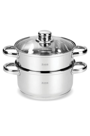 Zass Gourmet Stainless Steel Steam Cooking Set ZG-SSS 01 Silver
