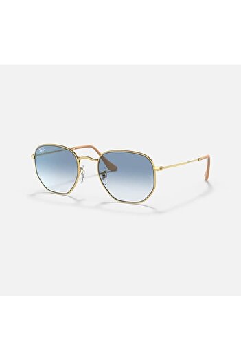 Ray-Ban Hexagon Sunglasses Blue Gradient RB3548 001/3F Size 54