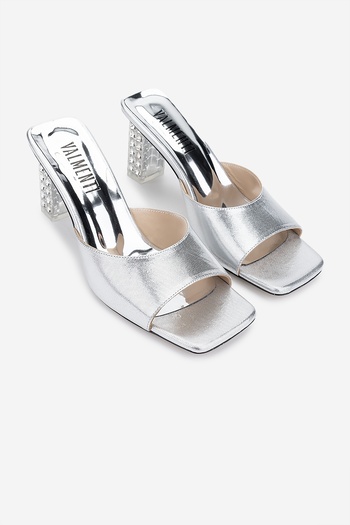 Valmenti Women's Lame Heeled Slippers