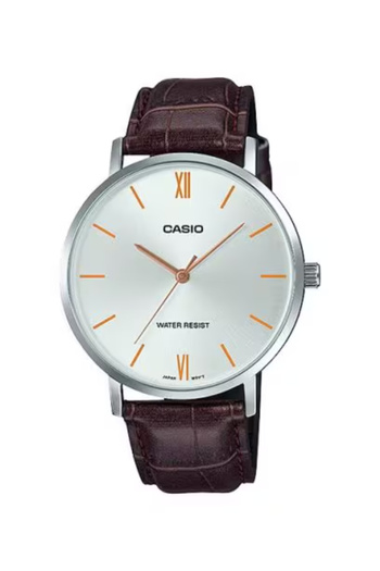 Casio CASIO Men's Analog White Dial Watch - MTP-VT01L-7B2UDF