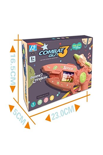 Space Combat Blaster 3 – High-Powered Toy Dart Blaster For Kids with Rapid Fire Action