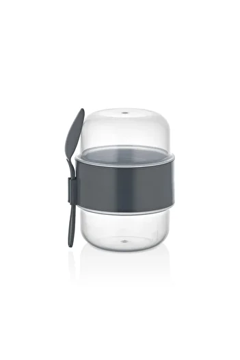 QLUK Portable 200 ml container for breakfast with yogurt, oatmeal, chia or cereal