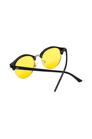 HALAMODO Personality Metered Polarized Round Sunglasses - Lens Size: 50 mm