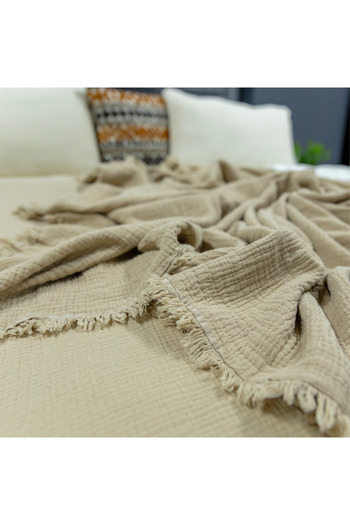 OTEXSA Natural Muslin Pique Is Made of 100% Cotton Muslin Fabric