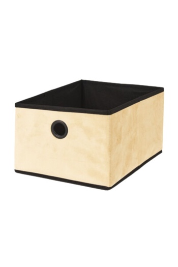 Gift Design Storage box, open, beige, 32x25x8 cm, Storage Solutions