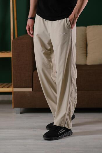 Oksit Brand Relaxed Cut Court Parachute Stripe Outdoor Men's Tracksuit Bottom