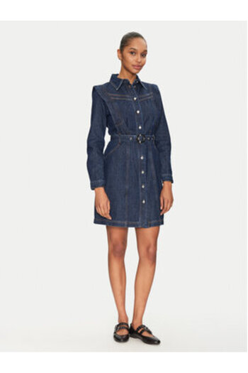 Morgan Rochie din denim pentru femei 251-RICOLI bleumarin