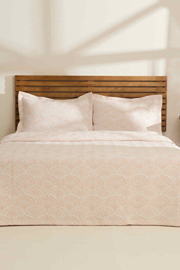 Kaşmir Home Aurora Çift Kişilik Yatak Örtüsü Takımı Rose