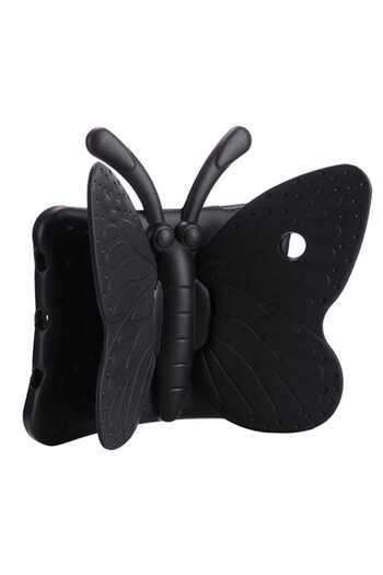 System Com Lenovo M10 Plus Tb-X606F Compatible Sys Butterfly Stand Tablet Case-Black