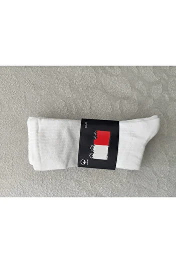 Emsay Store High Quality Long Lasting 3 Pairs White Cotton Tennis Socks Socket Boy - Unisex Original Tomy Brand