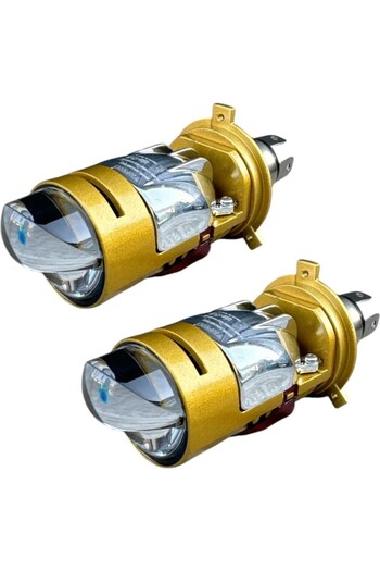 vr pro H4 Lens Mercek Yüksek Işık Şimşek Etkili 12v 24v 50w 22.000lümen