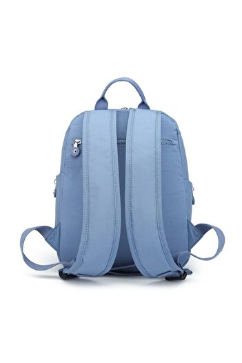 SMART BAGS Krinkıl Kumaş Su Geçirmez Sırt Çantası BC 1207 - Jeans Mavi