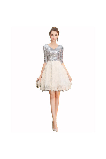 OEM Clara dress with silver sequins