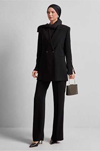 Alvina Stone Detail Pants Suit 30532