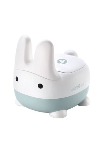 Colibro Nuki Bunny Potty by Colibro, with antistatic insert and lid, rubber feet, Ocean