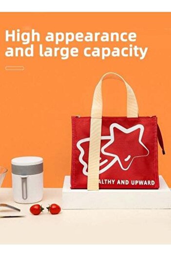 HALAMODO Colorful Aluminum Foil Heat Preservation Lunch Bag Water and Oil Proof Food Insulation Bag