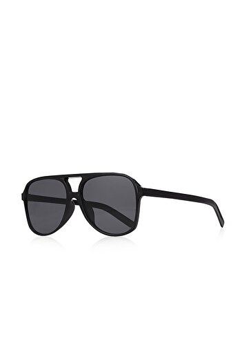 Kinary Retro Fashion Unisex Sunglasses Black Shiny 1041
