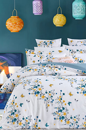 İQON Fitted Sheet Duvet Cover - Jungle Oil Set Double