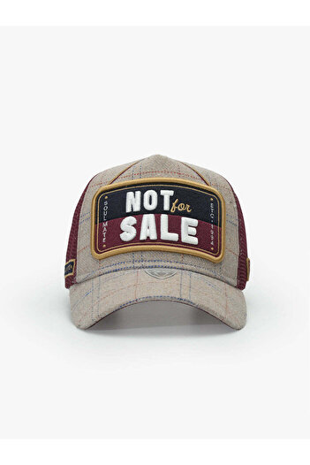 RustandRich Γυναικεία Ανδρικά Μπορντό Καπέλα Trucker Hat Motto Collection Μη διαθέσιμα για πώληση