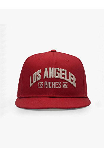 RustandRich Women Men Red Snapback Hat City's Collection Los Angeles
