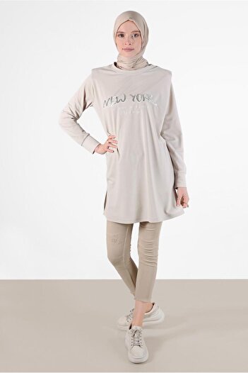 Alvina Padded Printed Tracksuit Tunic - 42776