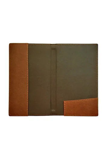 ankara menü (1 Piece) Leather Account Pad Box, Change, Single Pocket for Ticket, Color Options