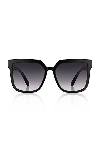 Kinary Bright Black Unisex Sunglasses - 1060